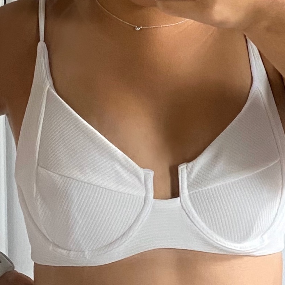 White Boutique Swim Top